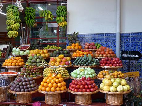Tržnice ve Funchalu je přehlídkou barev a čerstvosti 