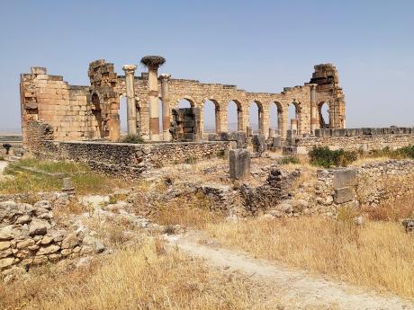 Římské ruiny antického města Volubilis