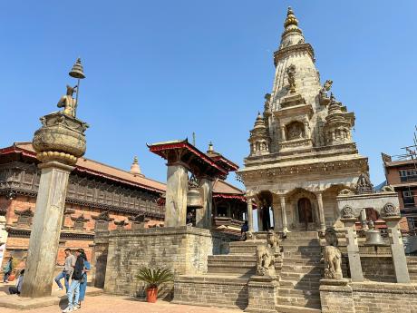 Centrum královského města Bhaktapur zdobí starobylé chrámy a paláce