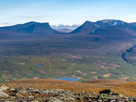 Majestátní Laponská brána ve švédském NP Abisko