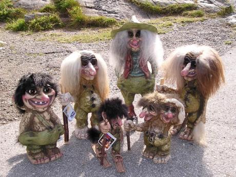 Trollové jsou postavičky typické pro Norsko