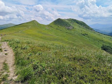 Cesta do sedla Przełęcz a&nbsp;na vrchol Tarnica (1&nbsp;346&nbsp;m)
