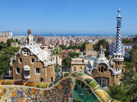 Barcelona je poseta díly Antonia Gaudího, mezi nimi je i Parc Güell