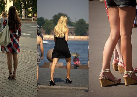Vysoké podpatky - znak ruských žen a dívek