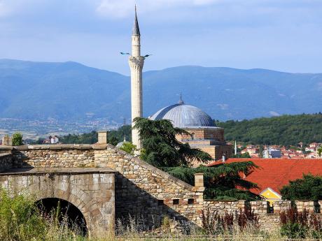 Pevnost Kale v centru města Skopje