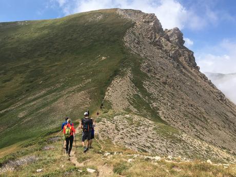 Zvlněný hřeben pohoří Šar Planina