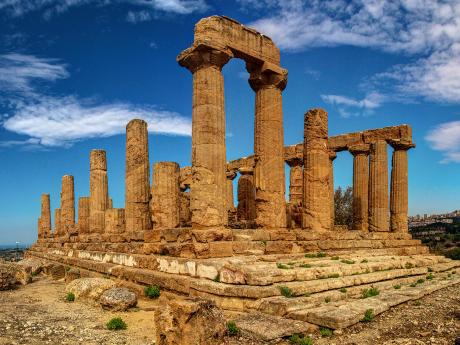 Héřin chrám v Údolí chrámů v Agrigentu