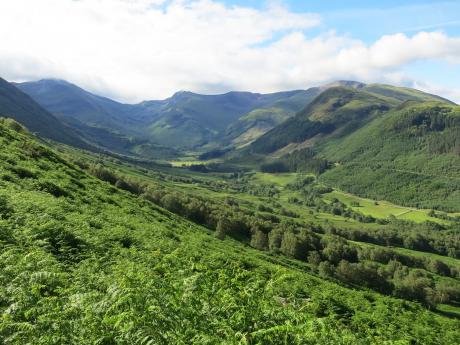 Malebné údolí Glen Nevis je součástí Skotské vysočiny