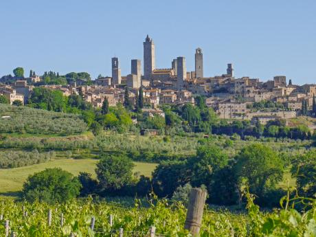 San Gimignanu se s&nbsp;nadsázkou přezdívá „středověký Manhattan“