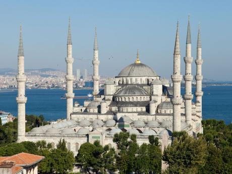 Mešita sultána Ahmeda (Modrá mešita) v Istanbulu
