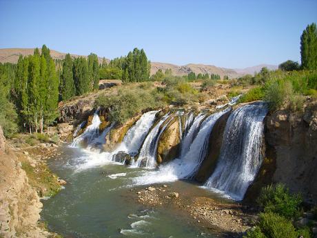 Muradijské vodopády patří k nejhezčím na východě Turecka