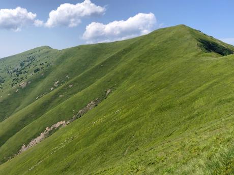 Polonina Piškoňa je součástí Siněvirského národního parku