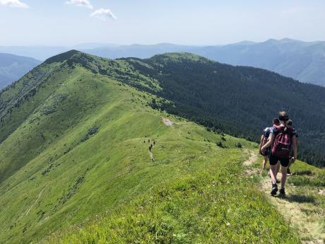 Túra po hřebenech poloniny Piskoňa