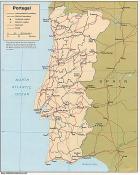 Politická mapa Portugalska ke stažení